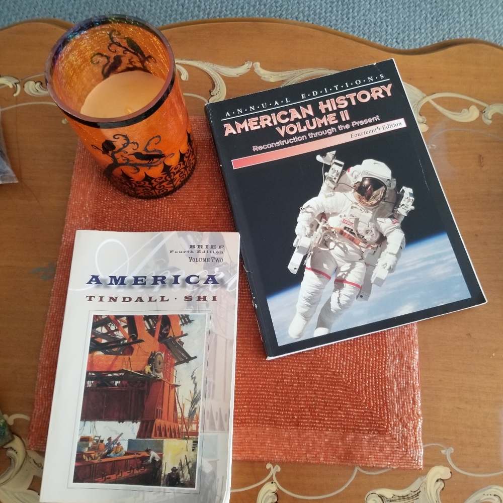 2 American History textbooks